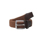 Men Brown Textured Formal Belt