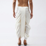 Men Off-White Solid Dhoti