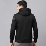 Men Black Solid Bomber